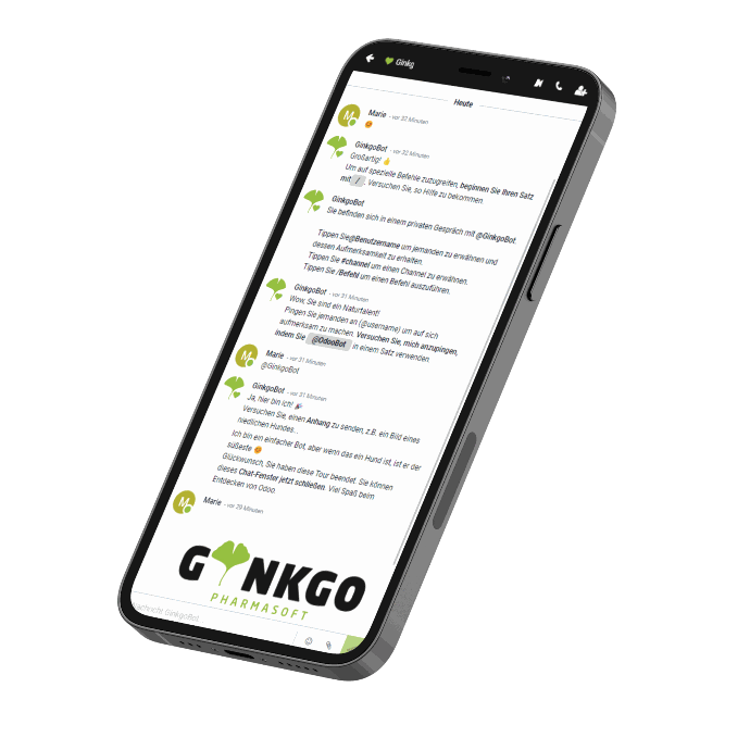Chatverlauf auf einem Mobil Telefone