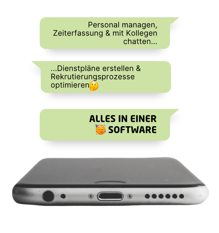 Chatverlauf über die All-in-One Lösung von Ginkgo Pharmasoft